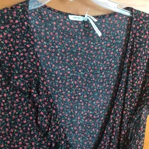 Final Price! Kimchi Blue Floral Wrap Dress